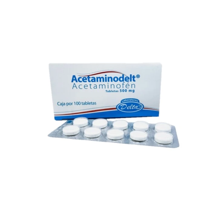 ACETAMINOFEN 500MG X 100 TBL -DELTA