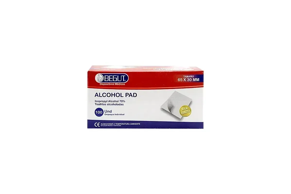 TOALLITAS ALCOHOLADAS BEGUT X 100 UND