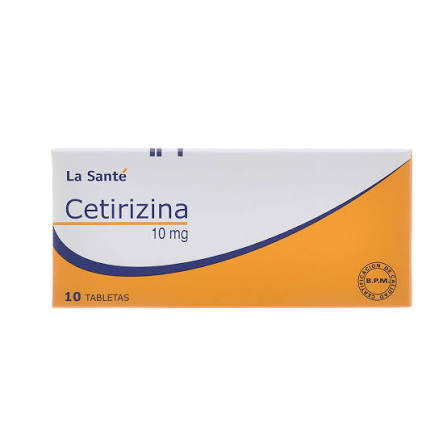 CETIRIZINA 10MG X 10 TABS LA SANTE