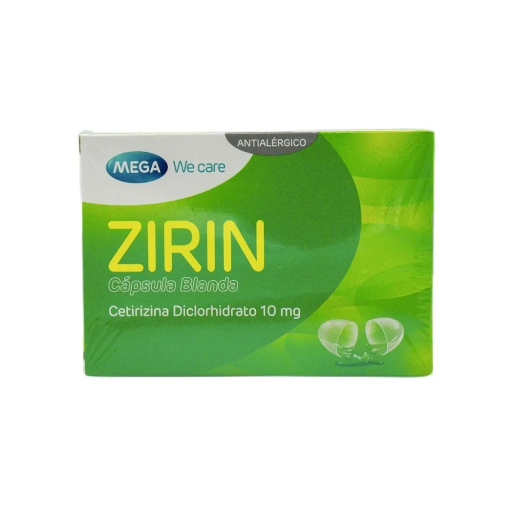 ZIRIN (CETIRIZINA) 10MG X 50 CAPS BLANDA