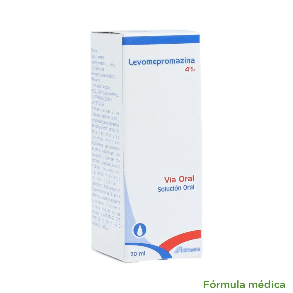 LEVOMEPROMAZINA SOL ORAL 4% GOTA X 20 ML