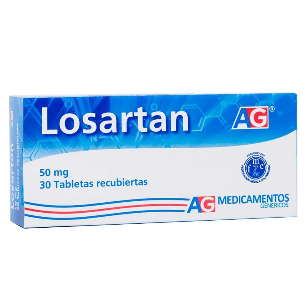 LOSARTAN 50 MG CAJA X 30 AMG