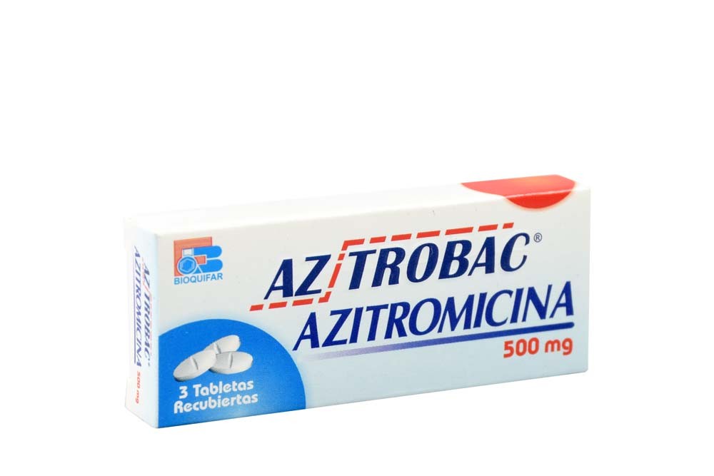 AZTROBAC 500 MG CAJA X 3 TAB (AZITROMICI
