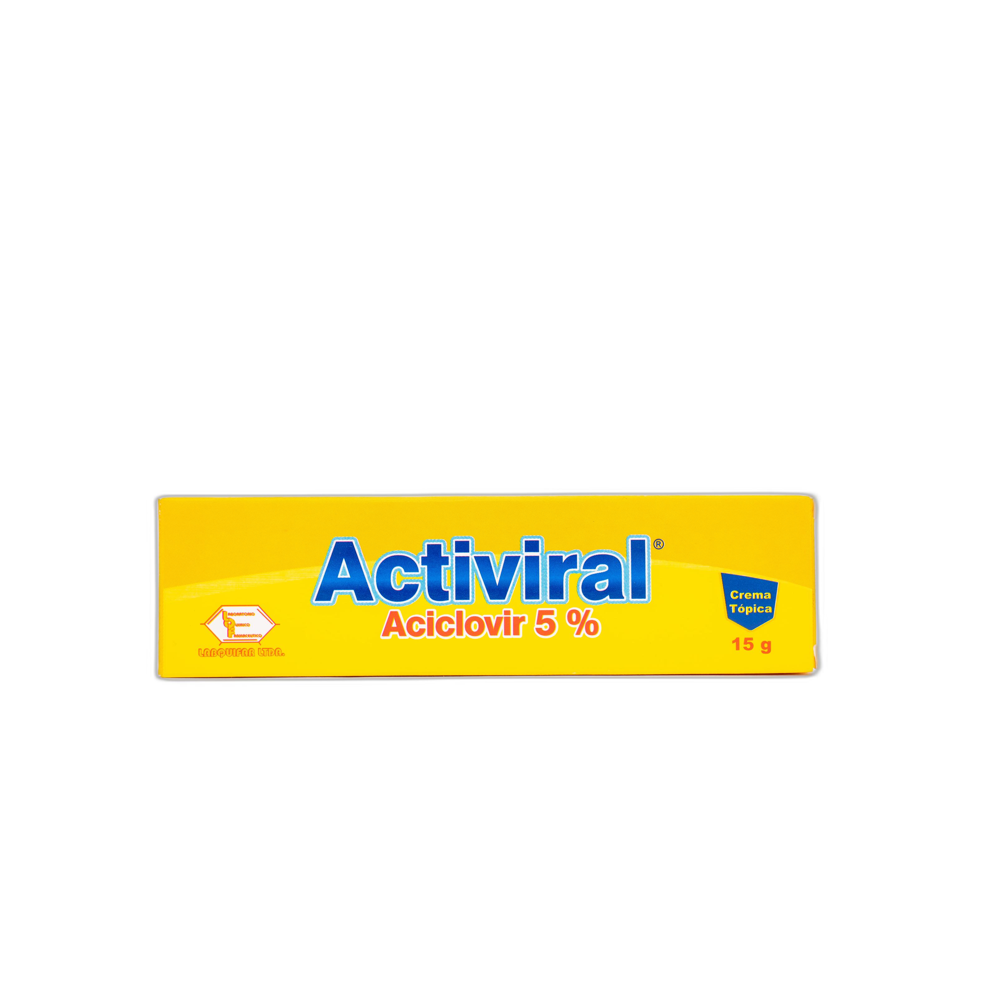 ACTIVIRAL CREMA X 15 G (ACICLOVIR) LABQ