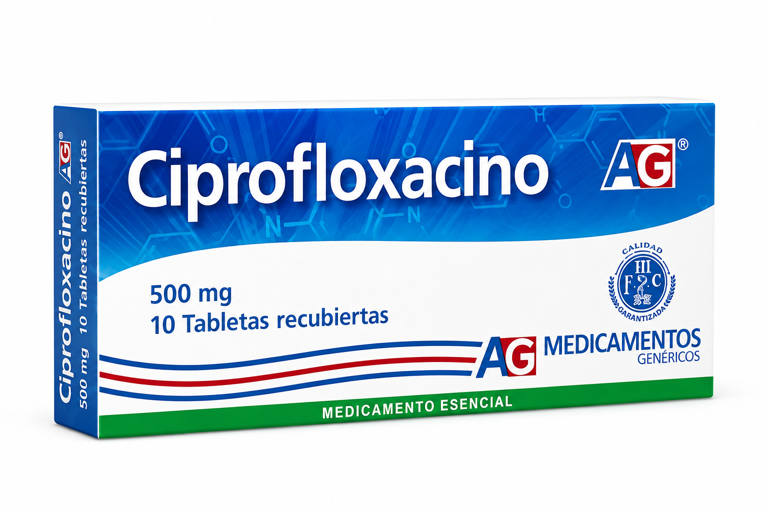 CIPROFLOXACINO 500 MG X 10 TABS AMG