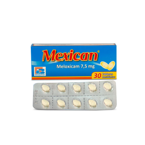 MEXICAM (MELOXICAM) 7.5MG CAJA X 30 TAB