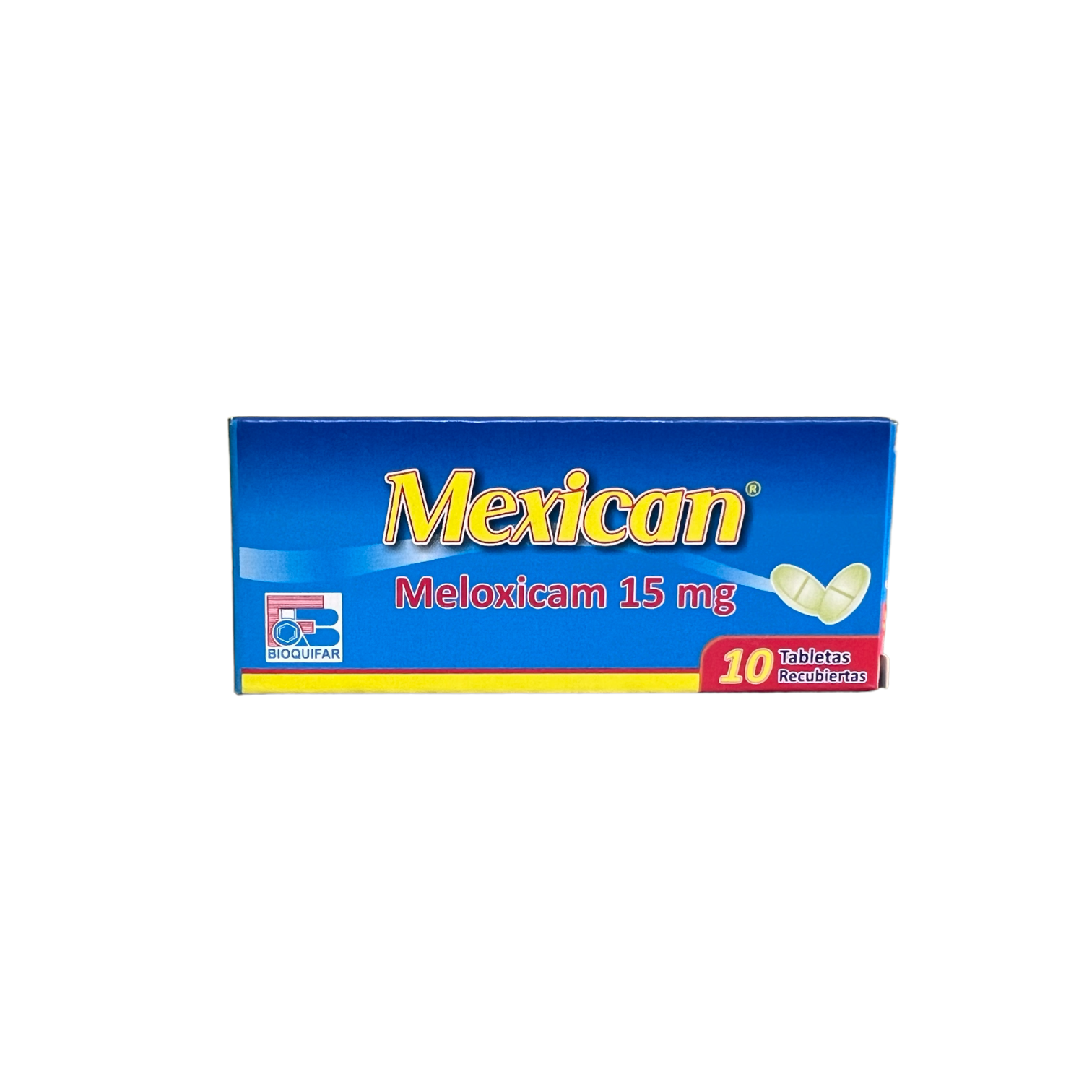 MEXICAM 15 MG CAJA X 10 TAB LABQUIFAR