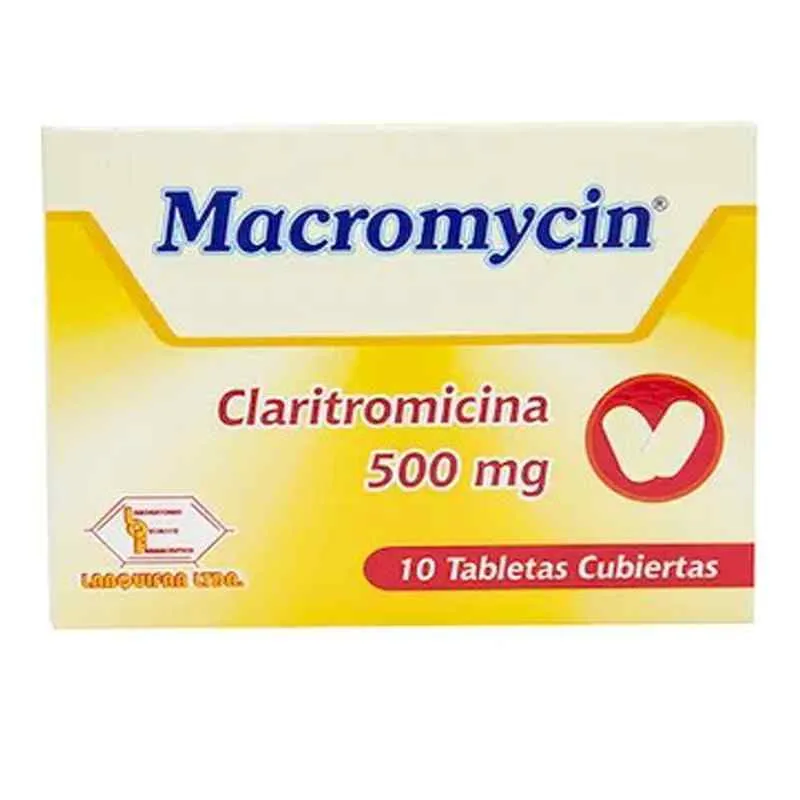 MACROMYCIN (CLARITO) 500MG X 10 TABL