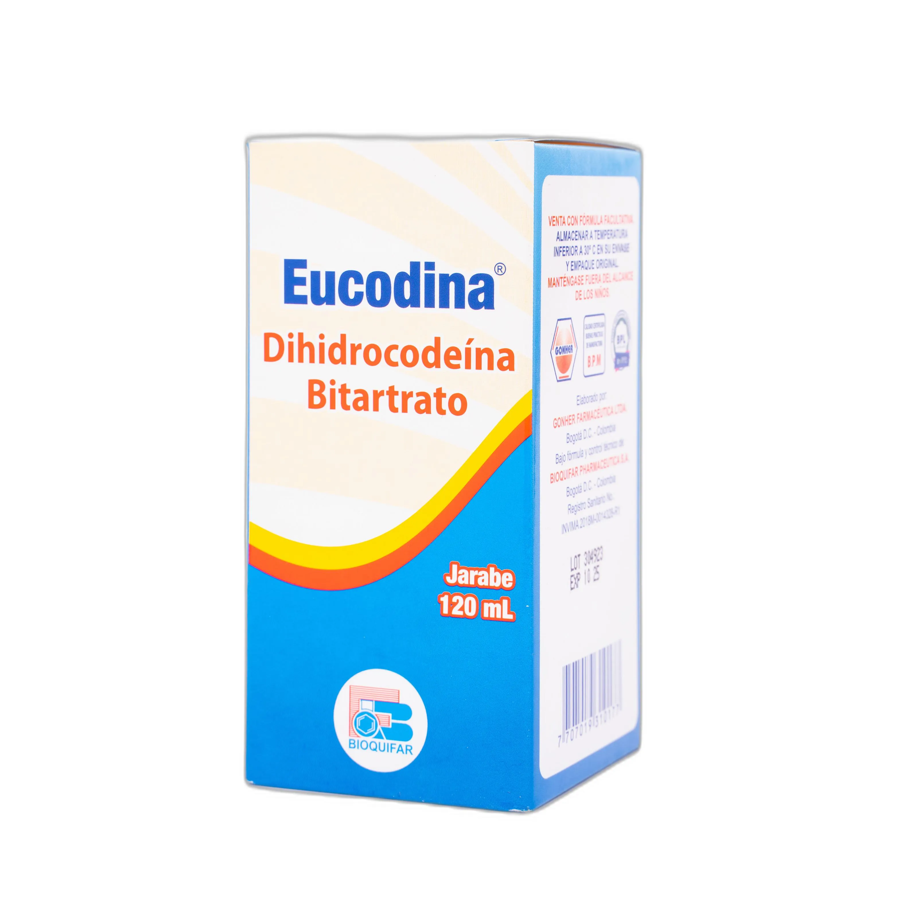 EUCODINA 2.42 MG JBE FCO X 120 ML (DIHID