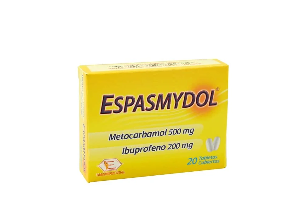 ESPASMYDOL (METOC-IBUPR) X 20 TBL