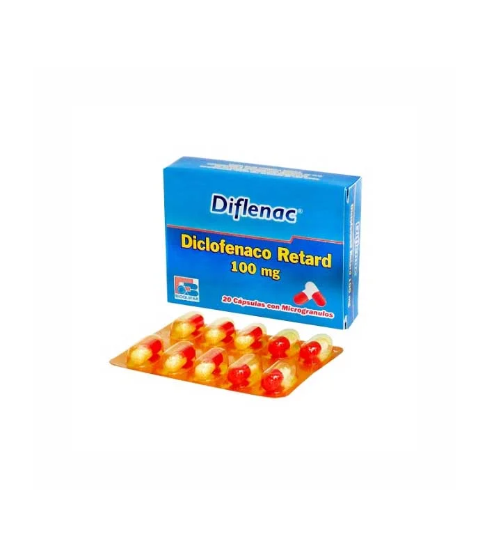 DIFLENAC (DICLOFENACO RETARD) 100MG X 20