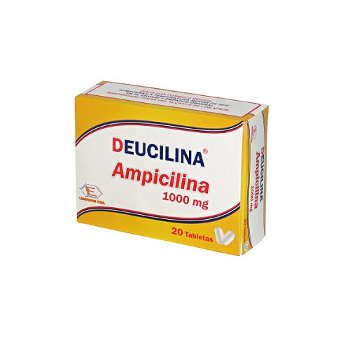 DEUCILINA AMPICILINA 1000 MG X 100 TAB L