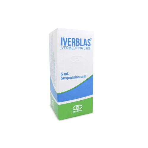 IVERBLAS IVERMECTINA 0.6% FCO  5ML BLASK