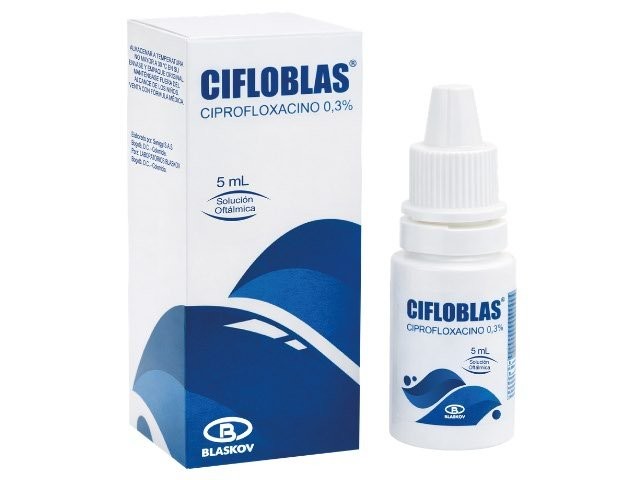 CIFLOBLAS-CIPROFLOXA-0.3% SOL OFT X 5 ML