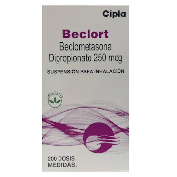 BECLORT (BECLOME) X 250MCG SUS PARA INHA