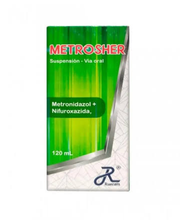 METROSHER (METRONIDAZOL+NIFUROXAZIDA) SU
