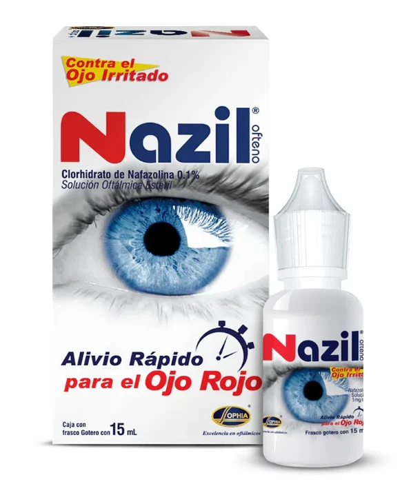 NAZIL (NAFAZOLINA GOTAS OFT ) X 15 ML