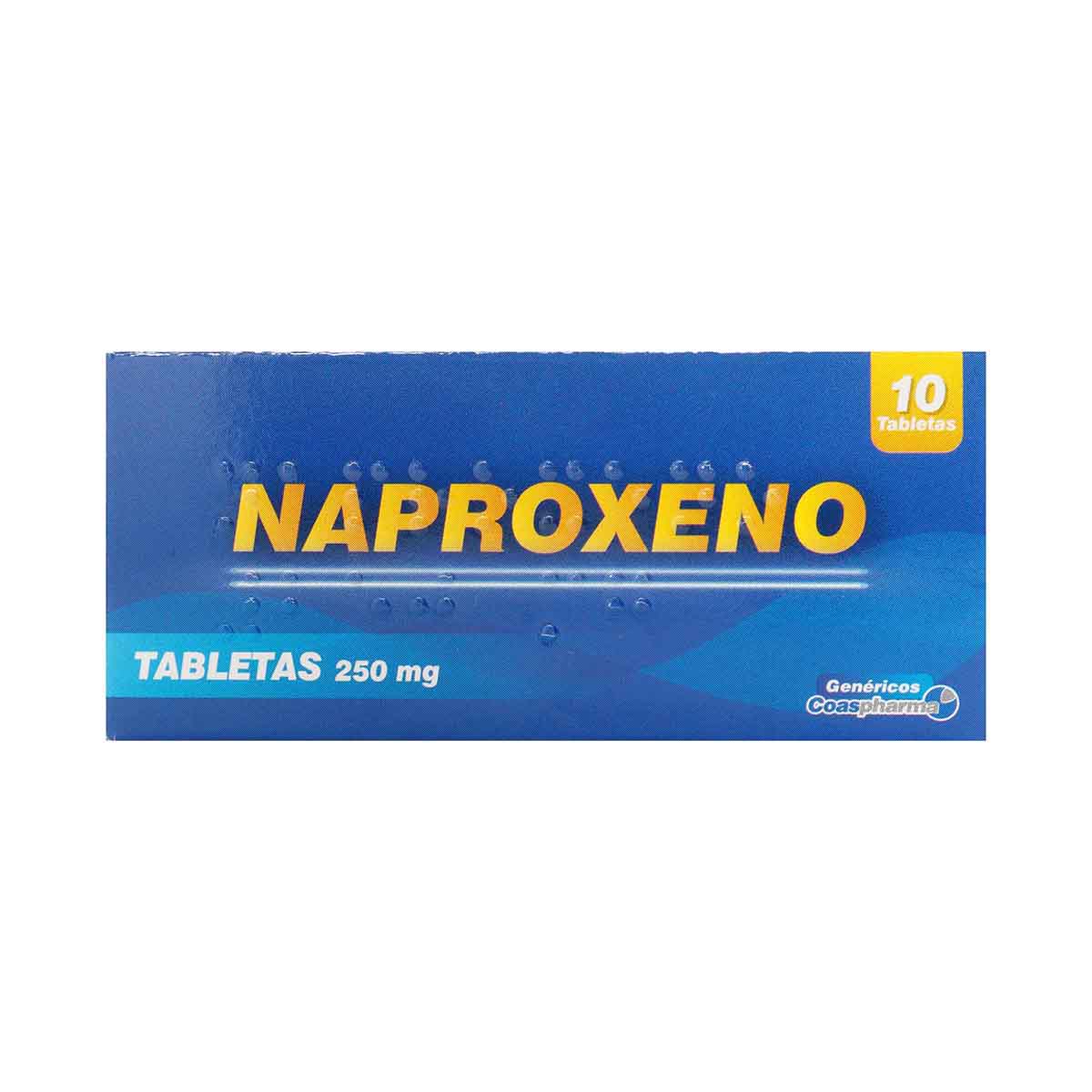 NAPROXENO 250 MG X 10 TABLETAS COASPHAR