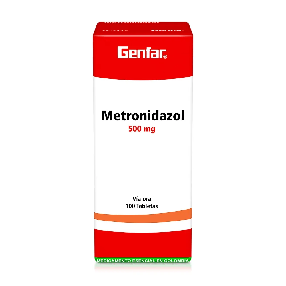 METRONIDAZOL 500MG X 100 TB GENFAR