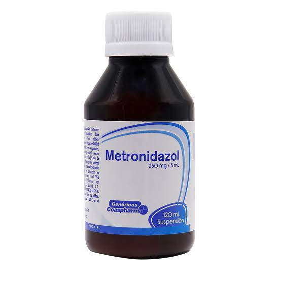 METRONIDAZOL 250 MG/5 ML FCO X120ML COAS