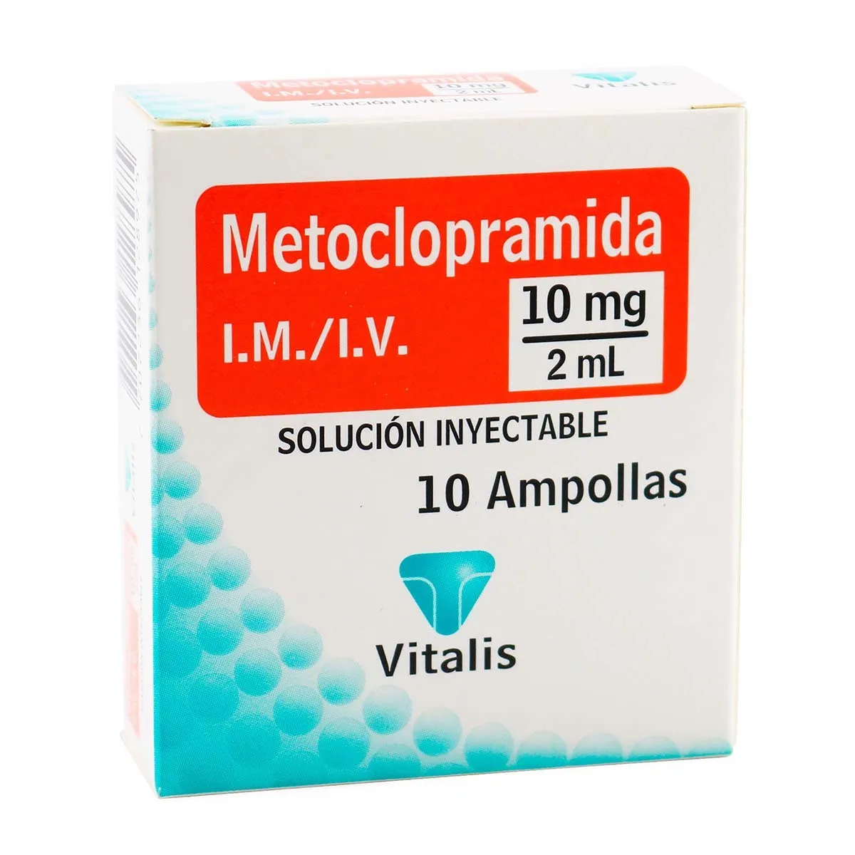 METOCLOPRAMIDA 10MG X 10 AMP VITALIS