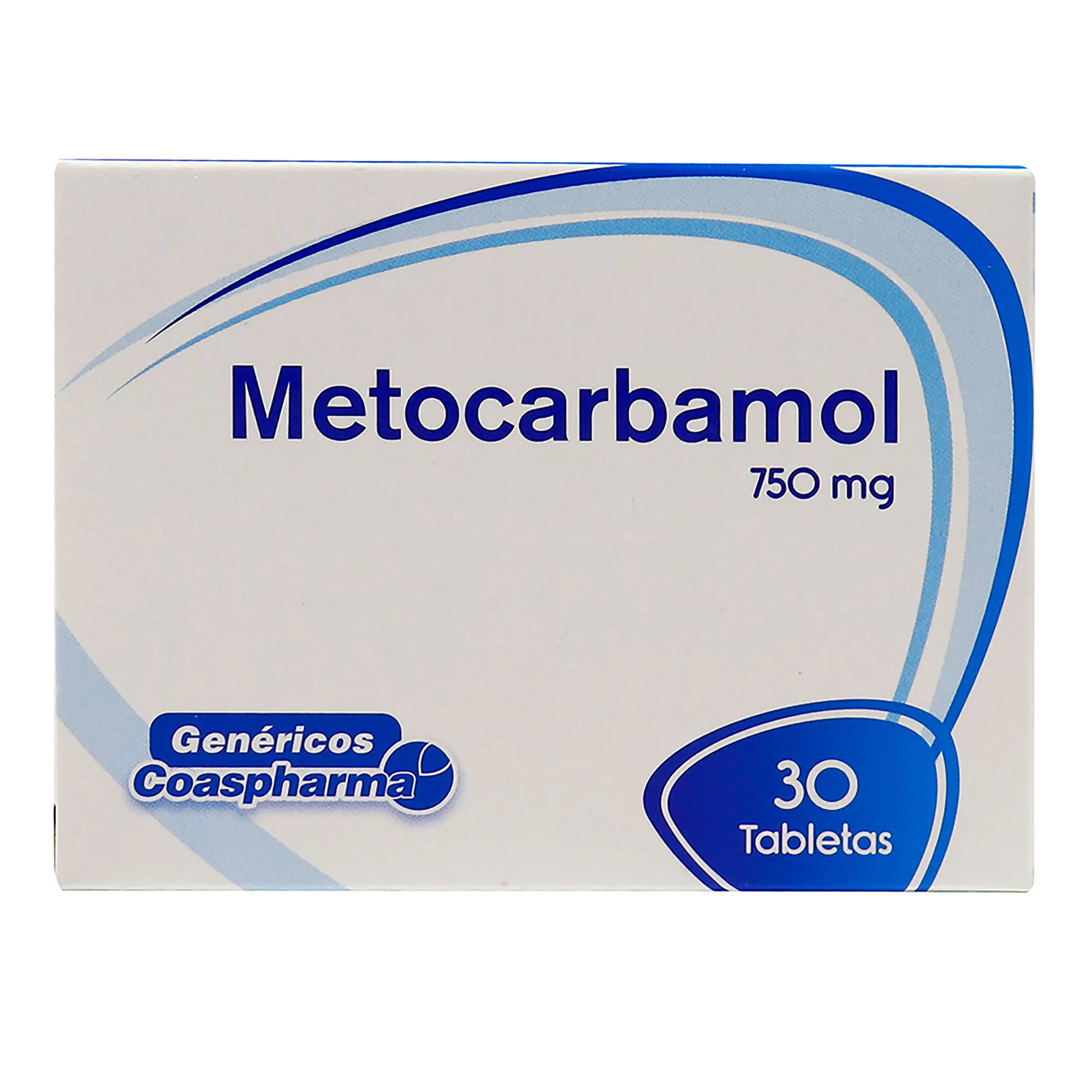 METOCARBAMOL 750 MG TABLETAS X30 COAS