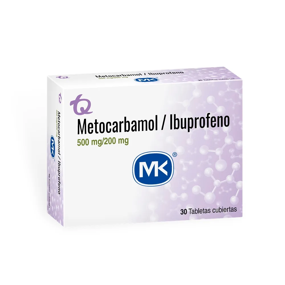METOCARBAMOL + IBUPROFENO X 30 TABS MK