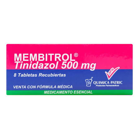 MEMBITROL "TINIDAZOL" X 500 MG X 8 TBL