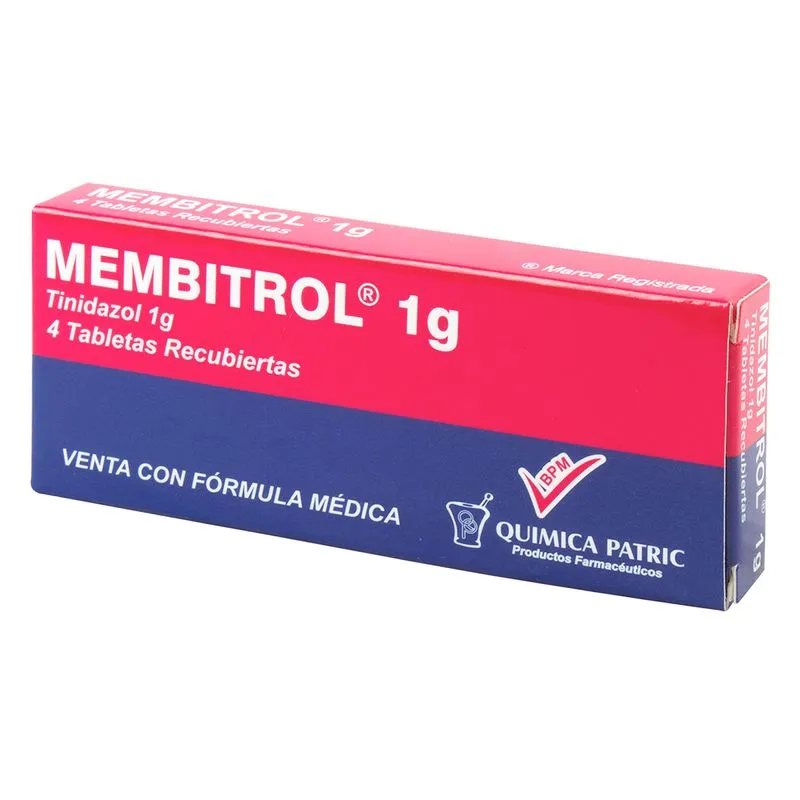 MEMBITROL "TINIDAZOL" X 1G  X 4 TABL