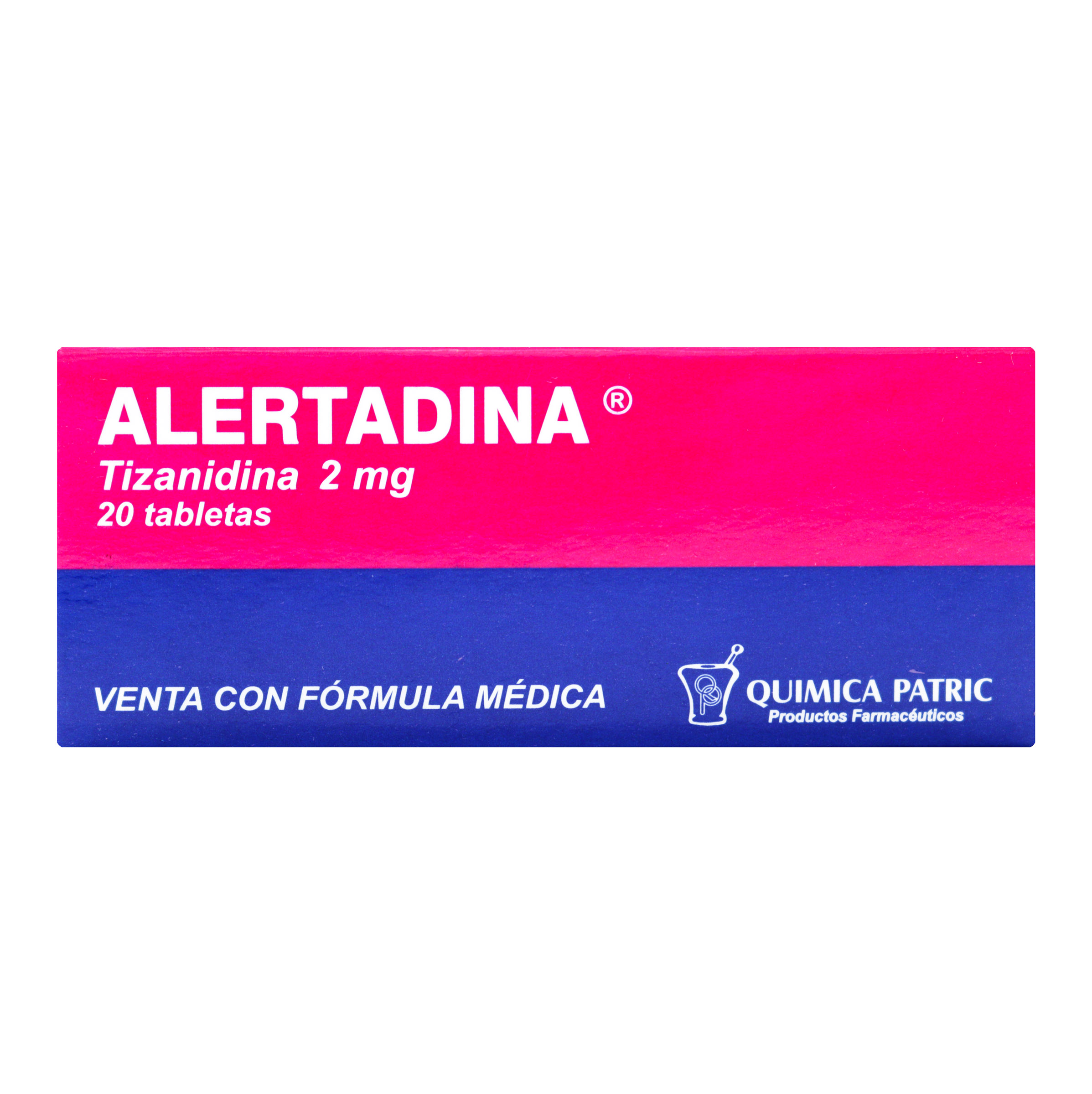 ALERTADINA "TIZANIDINA" 2 MG X 20 TBL