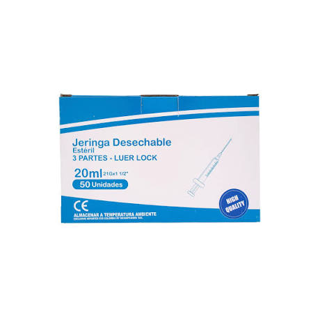 JERINGA 20ML 3P X 50 UNID BEGUT