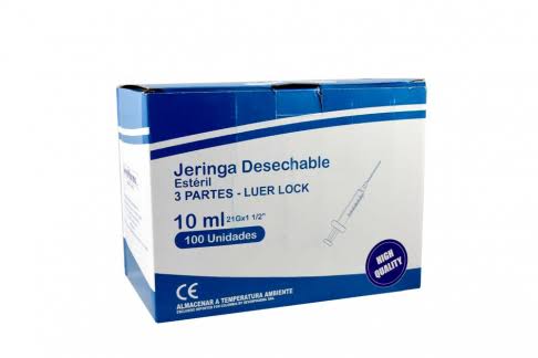 JERINGA 10 ML CAJA X 100 UNID BEGUT