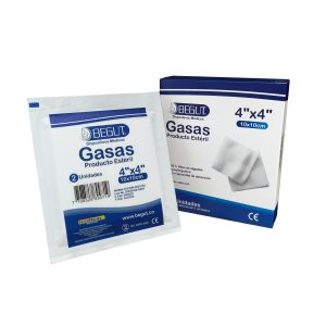 GASA ESTERIL 4X4(10X10 CM X250 UND BEGUT