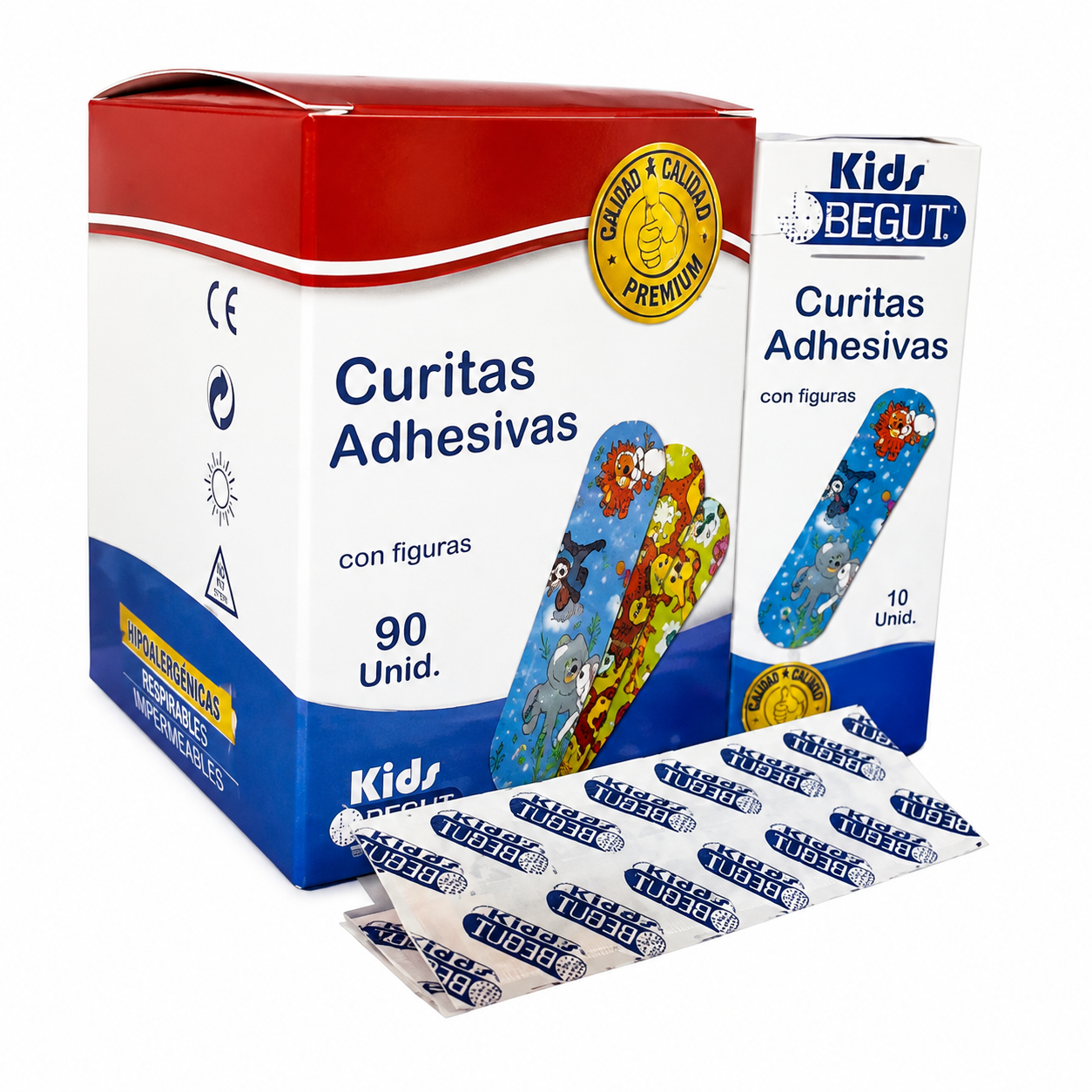 CURAS ADHESIVAS FIGURAS X 90 BEGUT