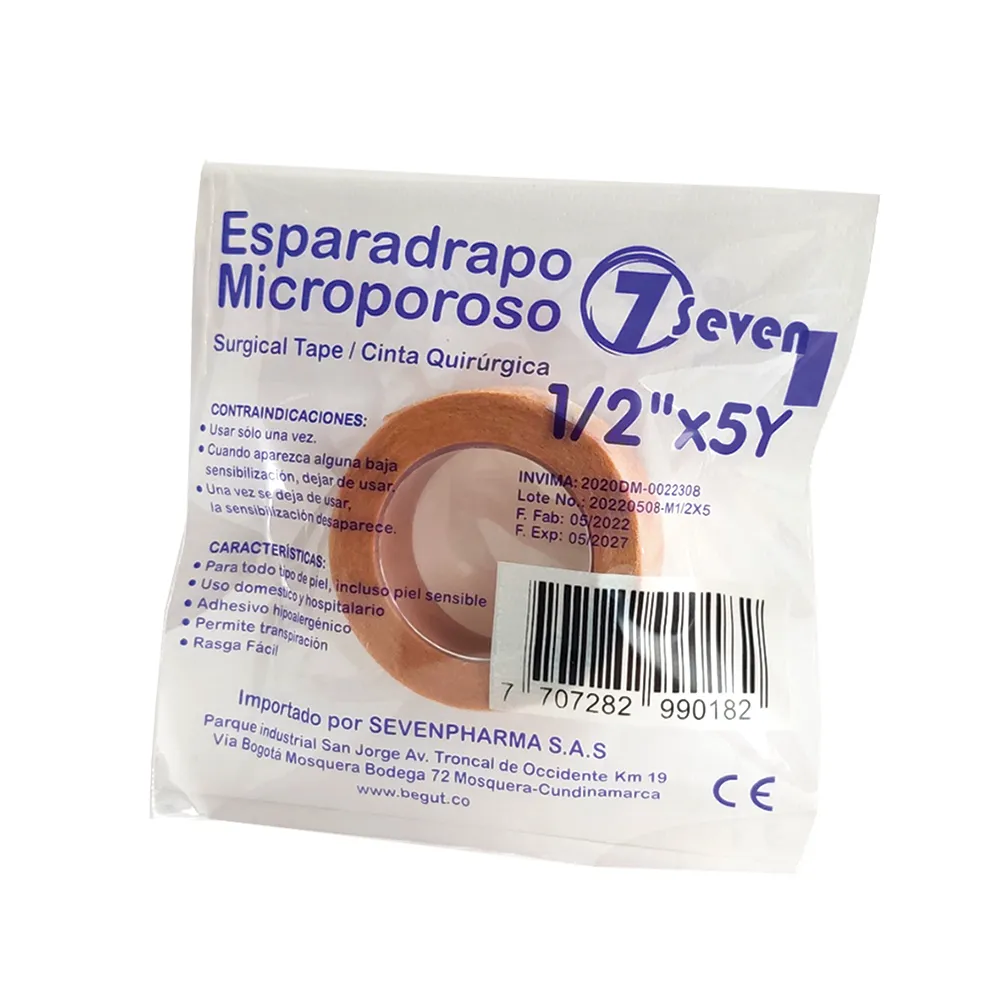 ESPARADRAPO MICROPOROSO 1/2 X 5 BEGUT