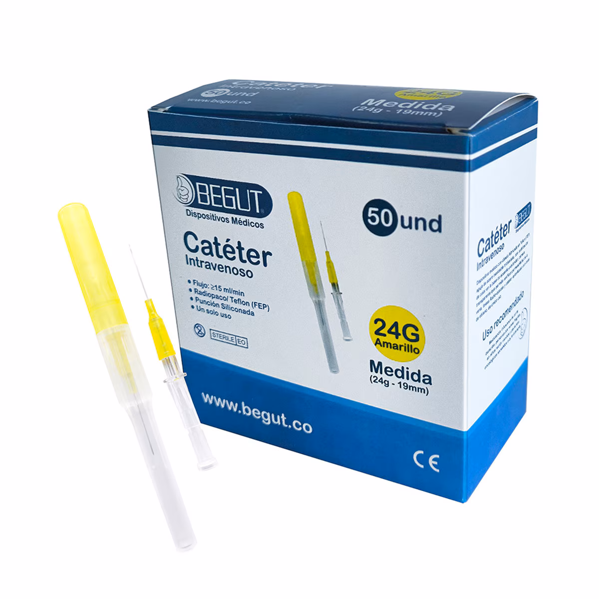 CATETER INTRAVENOSO - 24G - BEGUT