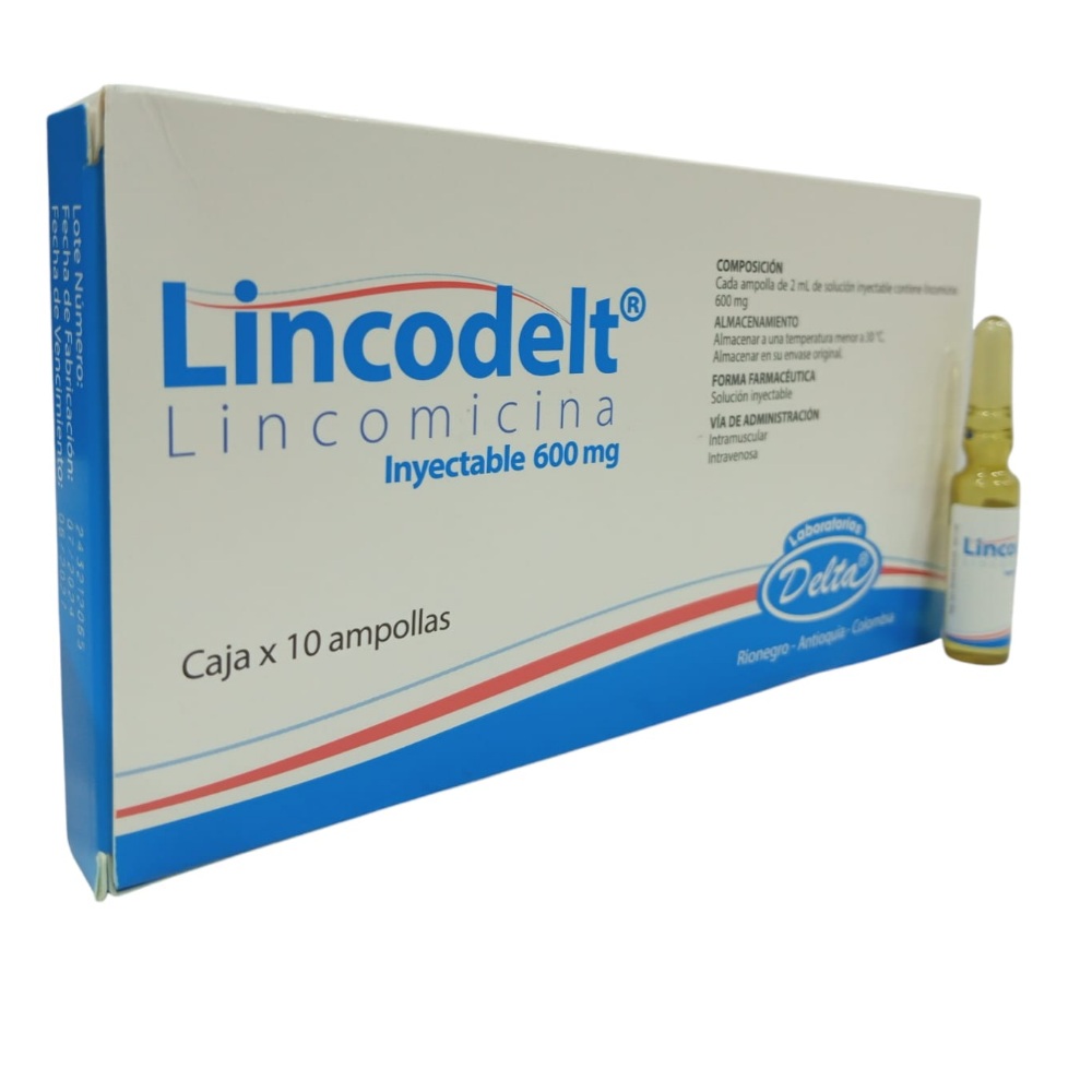 LINCODELT "LINCOMICINA" 600 MG X 10 AMP