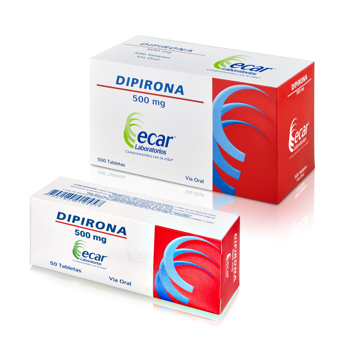 DIPIRONA 500 MG CAJA X 50 TAB ECAR