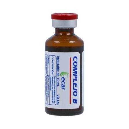 COMPLEJO B INYECTABLE 10 ML X1AMP ECAR