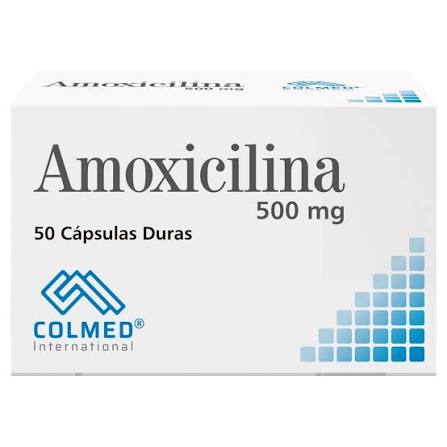 AMOXICILINA 500 MG X 50 CAPS COLMED