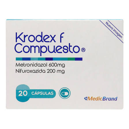 KRODEX F COMPUESTO CAJA X 20 CAPSULAS ME