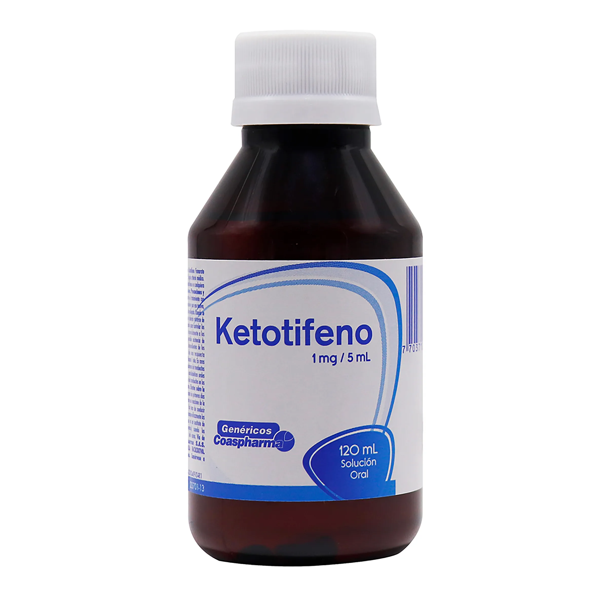 KETOTIFENO 1 MG /5 ML X120 ML COAS