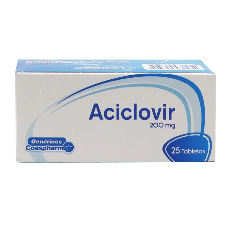 ACICLOVIR 200MG X 25 TABS COAS