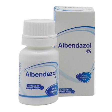 ALBENDAZOL SUSPENSION X 10ML COAS
