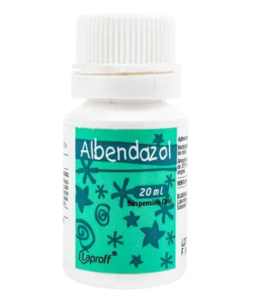 ALBENDAZOL SUSPENSION ORAL X 20ML LAPROF
