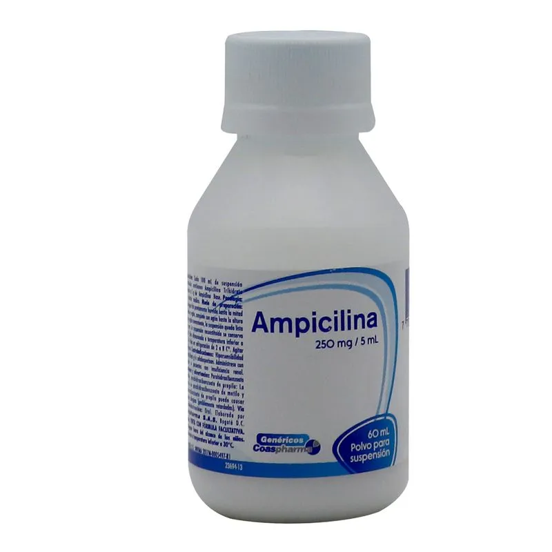 AMPICILINA 250MG/5 ML FRASCO X60 ML COAS