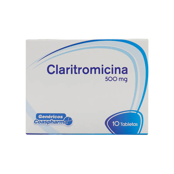 CLARITROMICINA 500 MG X10 TABLETAS COAS