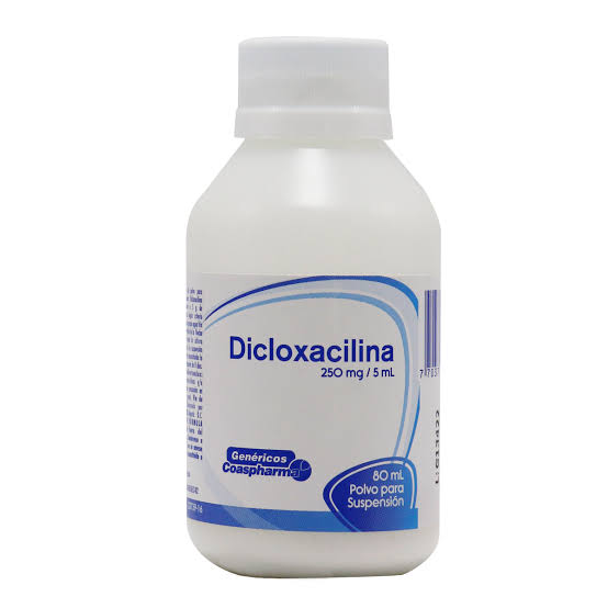 DICLOXACILINA 250 MG/5 ML FCO X80ML COAS