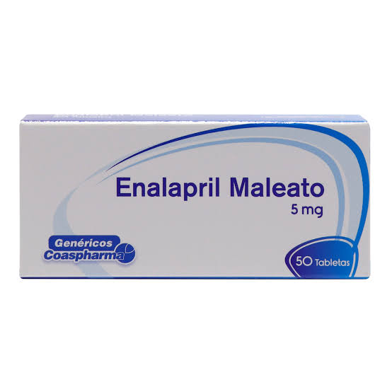 ENALAPRIL 5 MG X 50 TABLETAS COAS