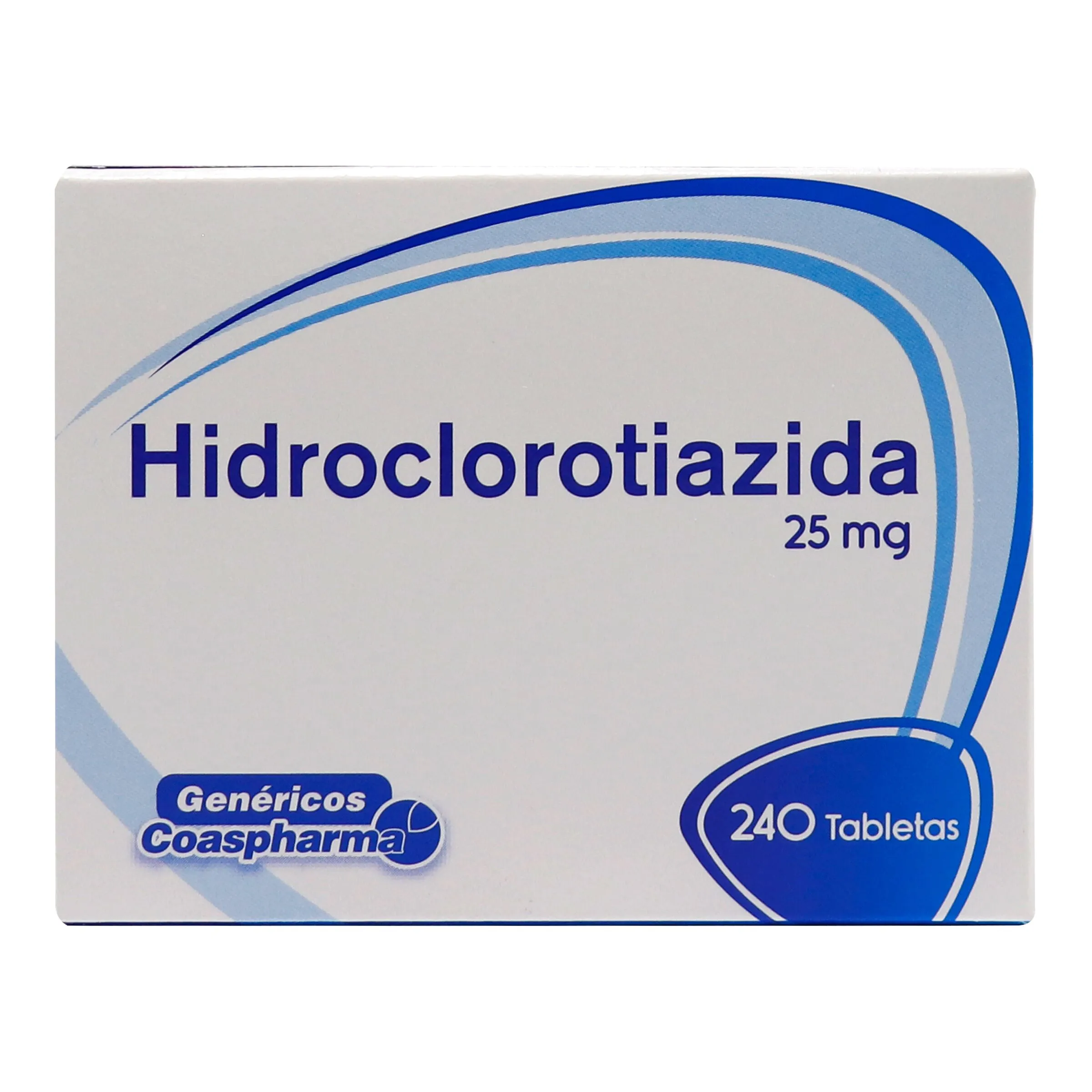 HIDROCLOROTIAZIDA 25MG TABS X240 COAS